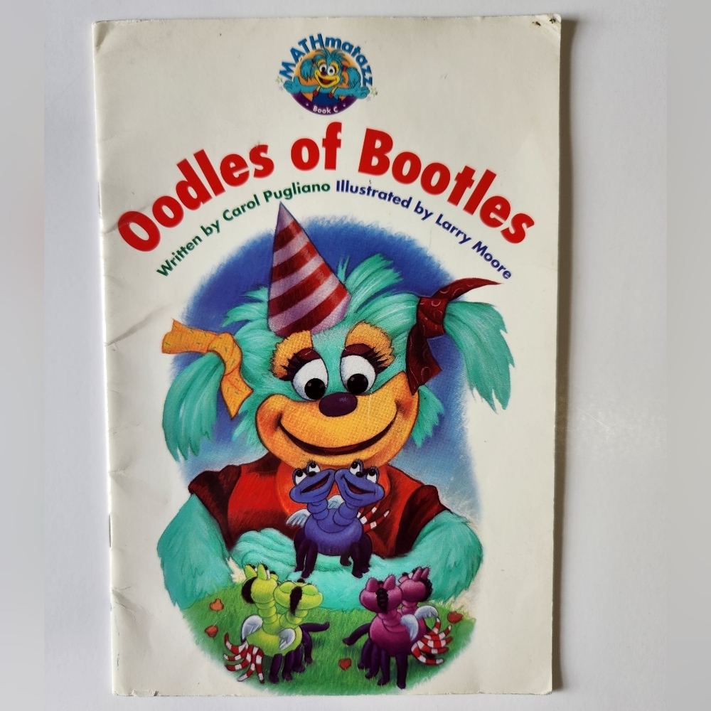 Oodles of Bootles 1998 Vintage Kids Math Book